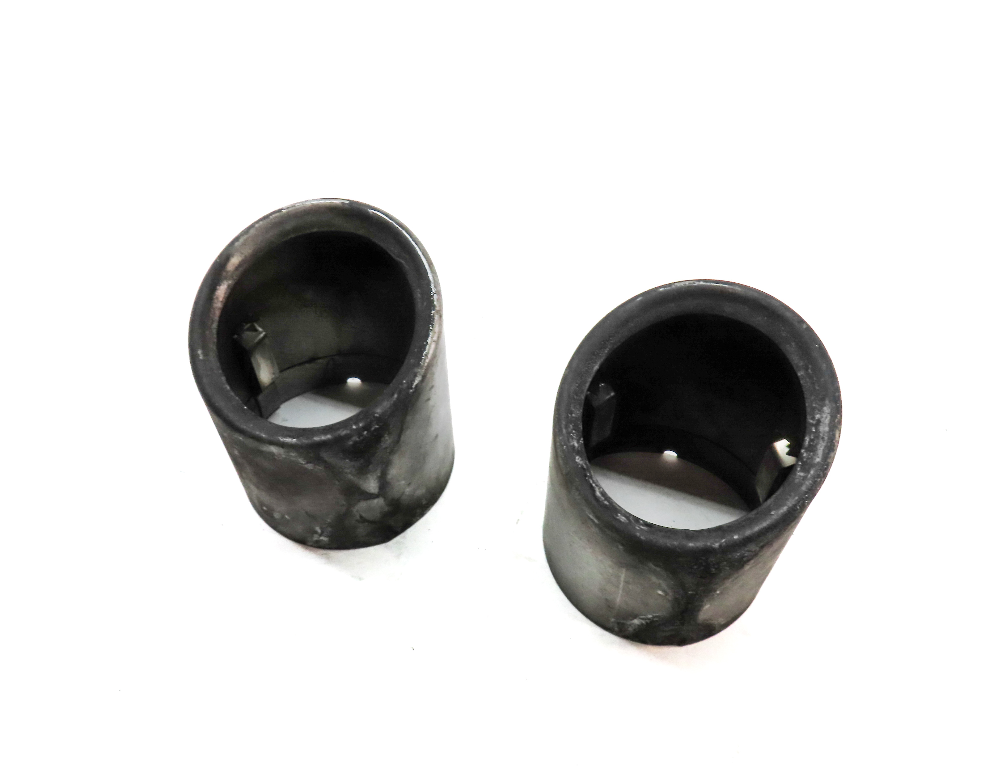 2013-2015 BMW X1 (E84) 2.0L LEFT & RIGHT REAR MUFFLER PIPE EXHAUST TIP SET-2 — exact item pictured